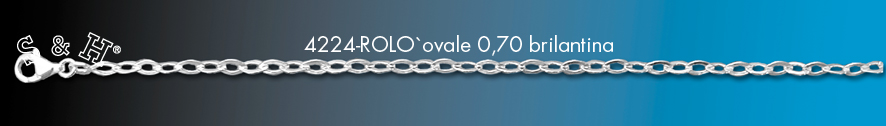 4224-ROLO´ovale 0,70 brillantina
