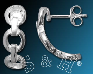 Stříbrné náušnice
