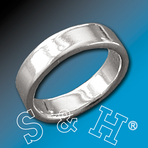 Stříbrný prsten - snubní